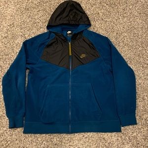 Nike Windrunner Fleece Hoodie Zip Up Jacket Size XL